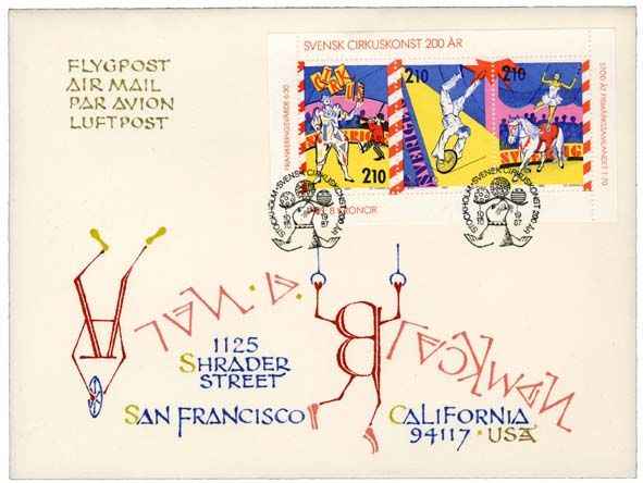 Alan Blackman: 200 Years Swedish Circus, Stockholm 1987 (6x8)