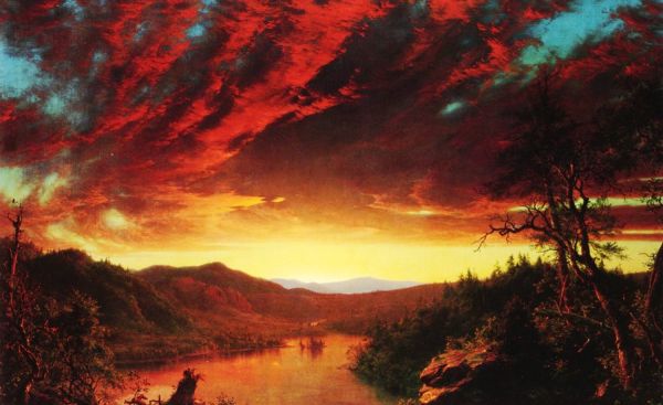 Frederick Church, Twilight in the Wilderness