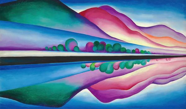 Georgia O'Keefe, Lake George Reflection