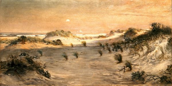 Henry Ossawa Tanner, Sand Dunes at Sunset, Atlantic City