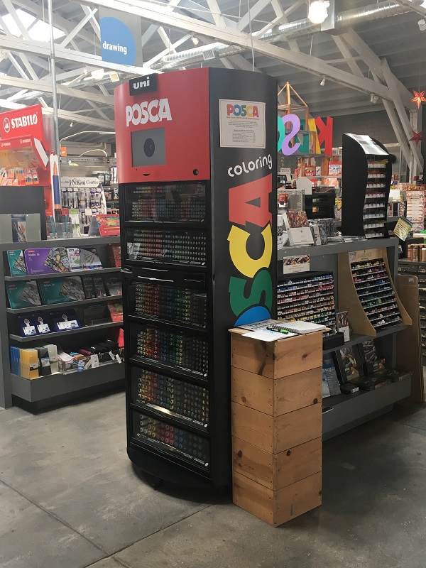 Giant POSCA display Giant POSCA display